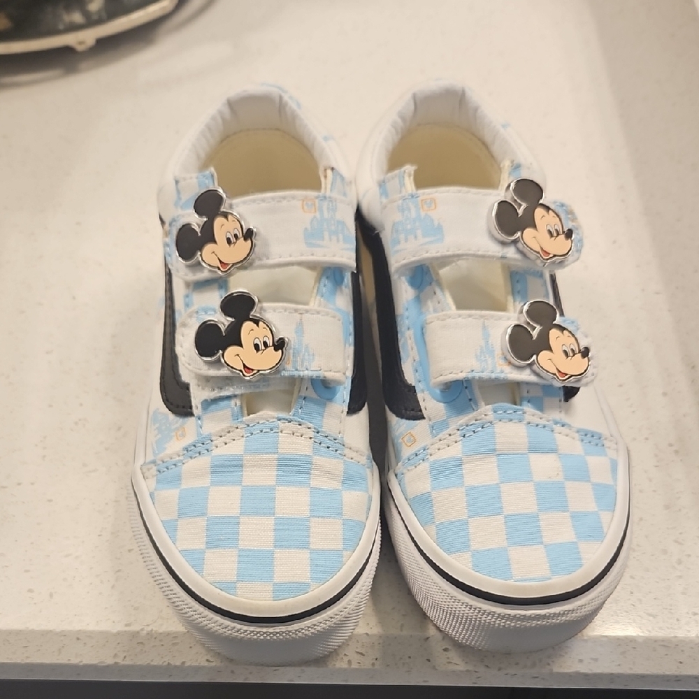 Vans Disney Kids Shoes - Blue and White